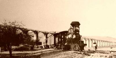 Ferrocarril Acueducto Queretaro 1900