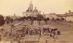 Templo y Convento de La Cruz en Queretaro 1885